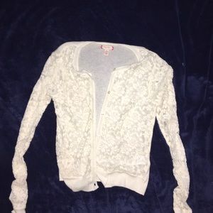 Ruby and Bloom girls lace sweater